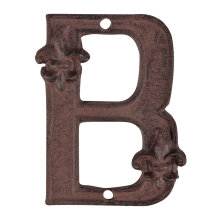 Husbokstav B Gjutjärn 12 cm